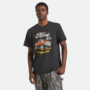 BRIXTON X Ford Mud Marathon Tee - Burnt Rubber