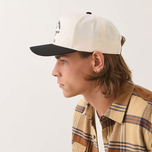 BRIXTON X Ford Mustang Snapback - Wimbledon White/Burnt Rubber