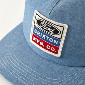 BRIXTON X Ford Service Dept Snapback - Blue Chambray