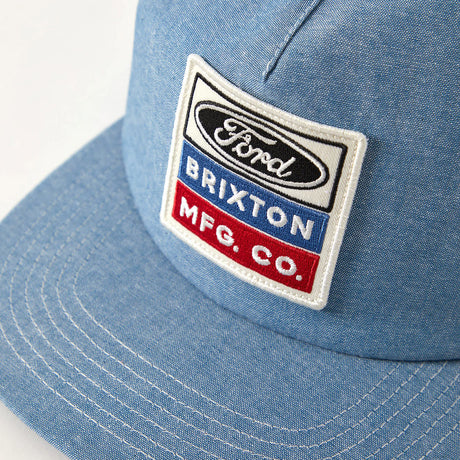 BRIXTON X Ford Service Dept Snapback - Blue Chambray