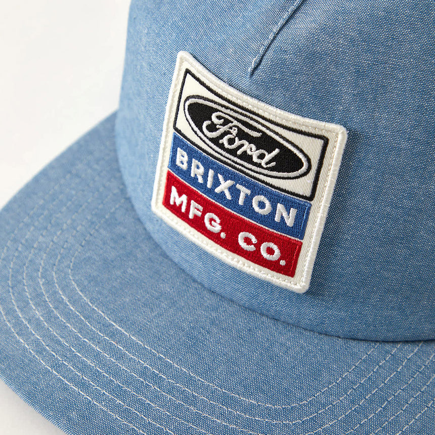 BRIXTON X Ford Service Dept Snapback - Blue Chambray