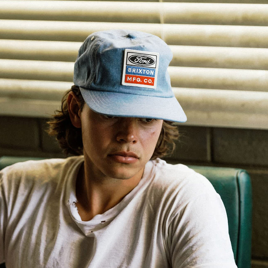 BRIXTON X Ford Service Dept Snapback - Blue Chambray