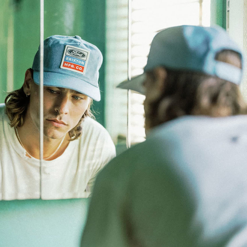 BRIXTON X Ford Service Dept Snapback - Blue Chambray