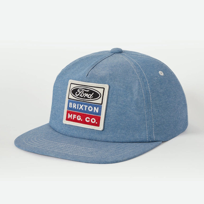 BRIXTON X Ford Service Dept Snapback - Blue Chambray