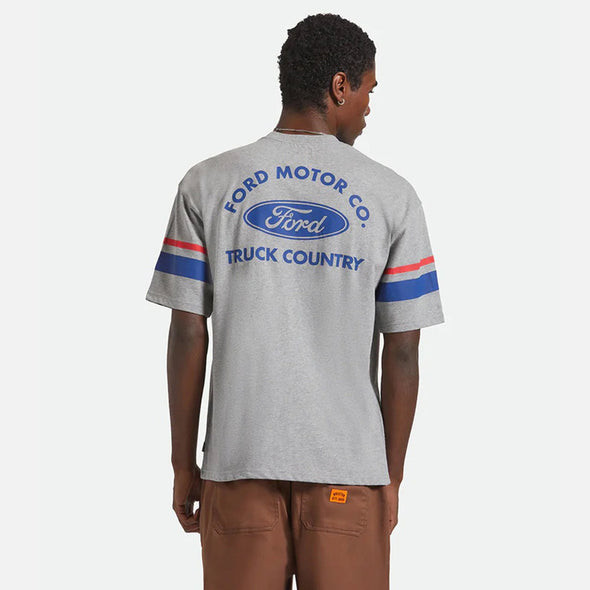 BRIXTON X Ford Truck Country Jersey - Heather Grey