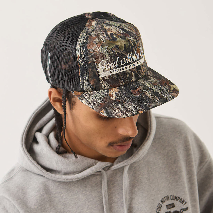 BRIXTON X Ford Trucker Hat - Boxwood Green