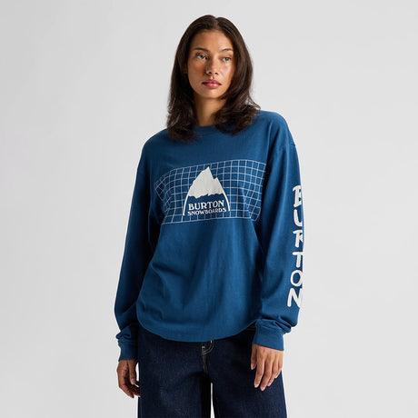 BURTON 50th 83 Squared Long Sleeve Tee - Selvedge Blue