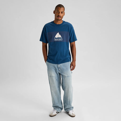 BURTON 50th 83 Squared Tee - Selvedge Blue