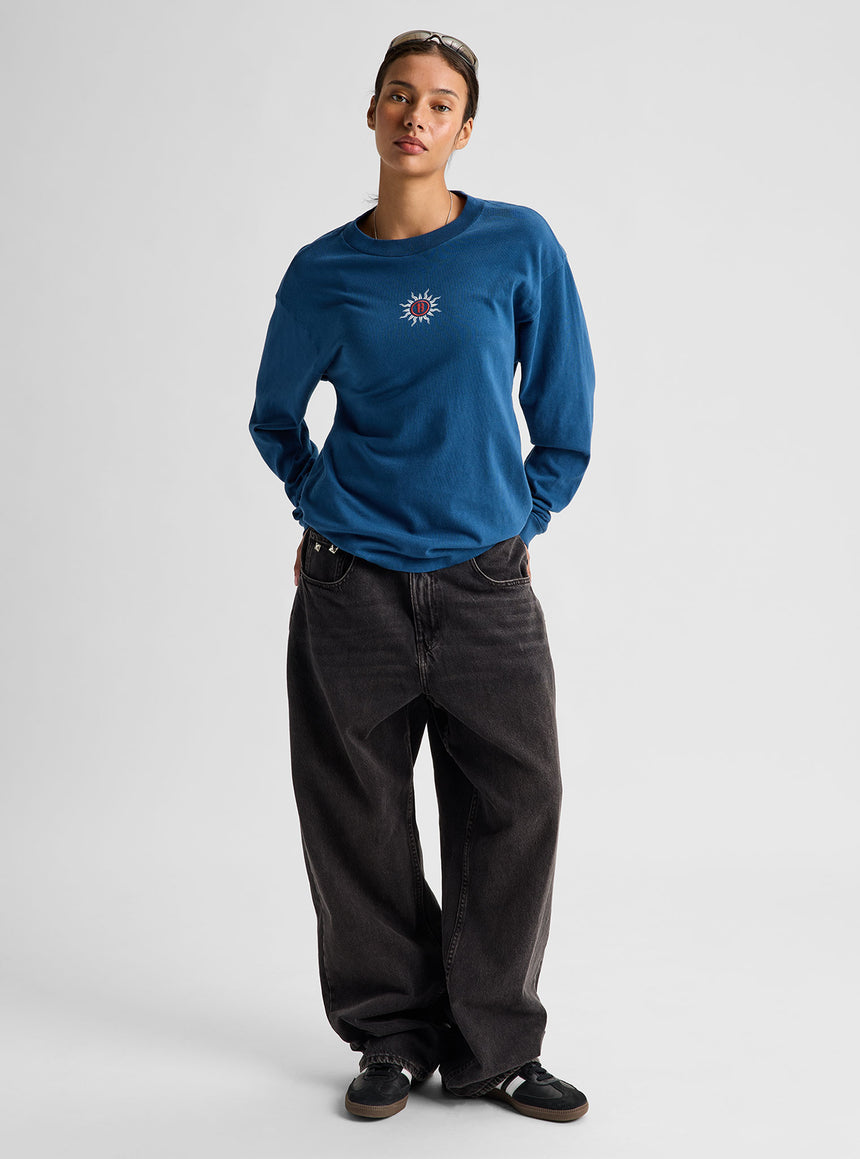 BURTON 50th 90's Long Sleeve Tee - Selvedge Blue