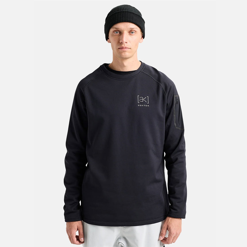 BURTON [ak] Baker Stretch Crew Fleece - True Black