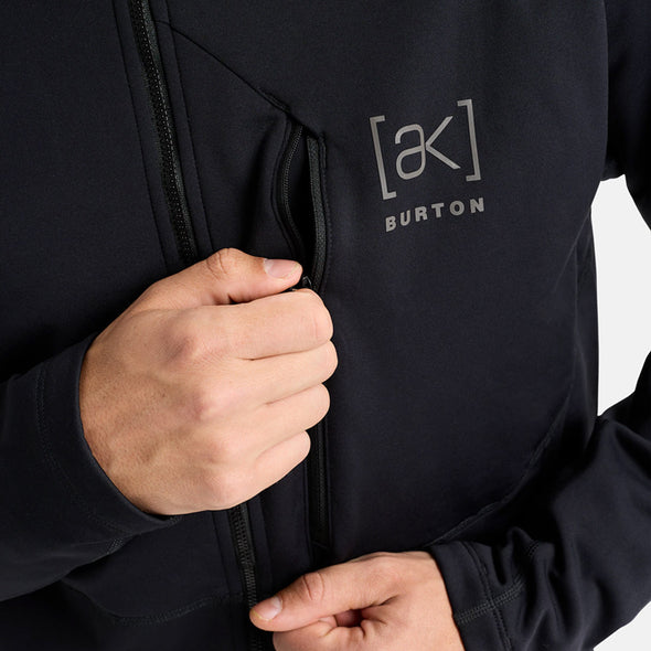 BURTON [ak] Baker Stretch Full-Zip Fleece 2026 - True Black