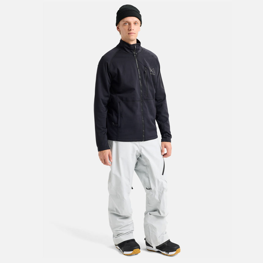 BURTON [ak] Baker Stretch Full-Zip Fleece - True Black