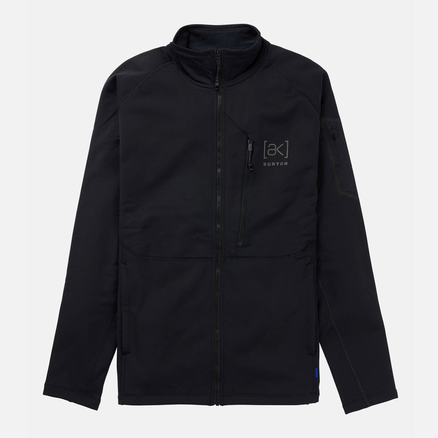 BURTON [ak] Baker Stretch Full-Zip Fleece - True Black