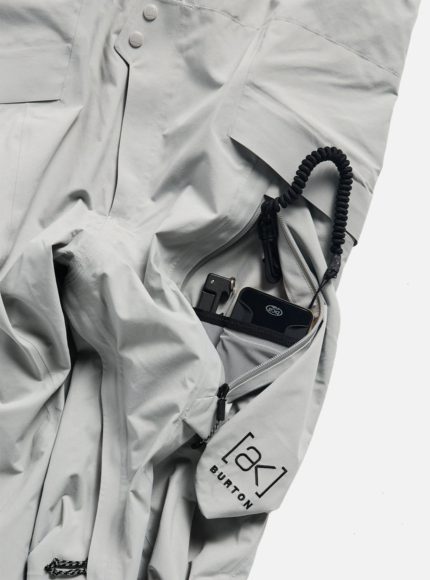 BURTON [ak] Cyclic Gore-Tex 2L Bib Pant 2027 - Apparition Gray