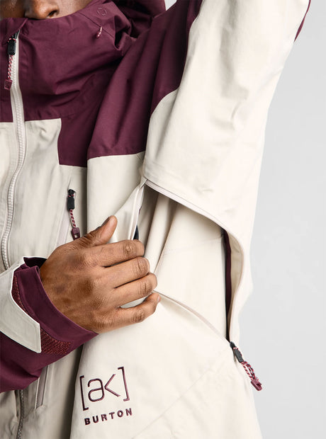 BURTON [ak] Cyclic Gore-Tex 2L Jacket 2027 - Rum Raisin/Chinchilla Gray