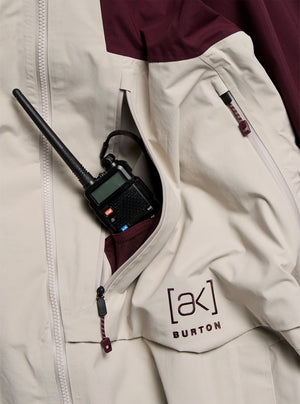 BURTON [ak] Cyclic Gore-Tex 2L Jacket 2027 - Rum Raisin/Chinchilla Gray
