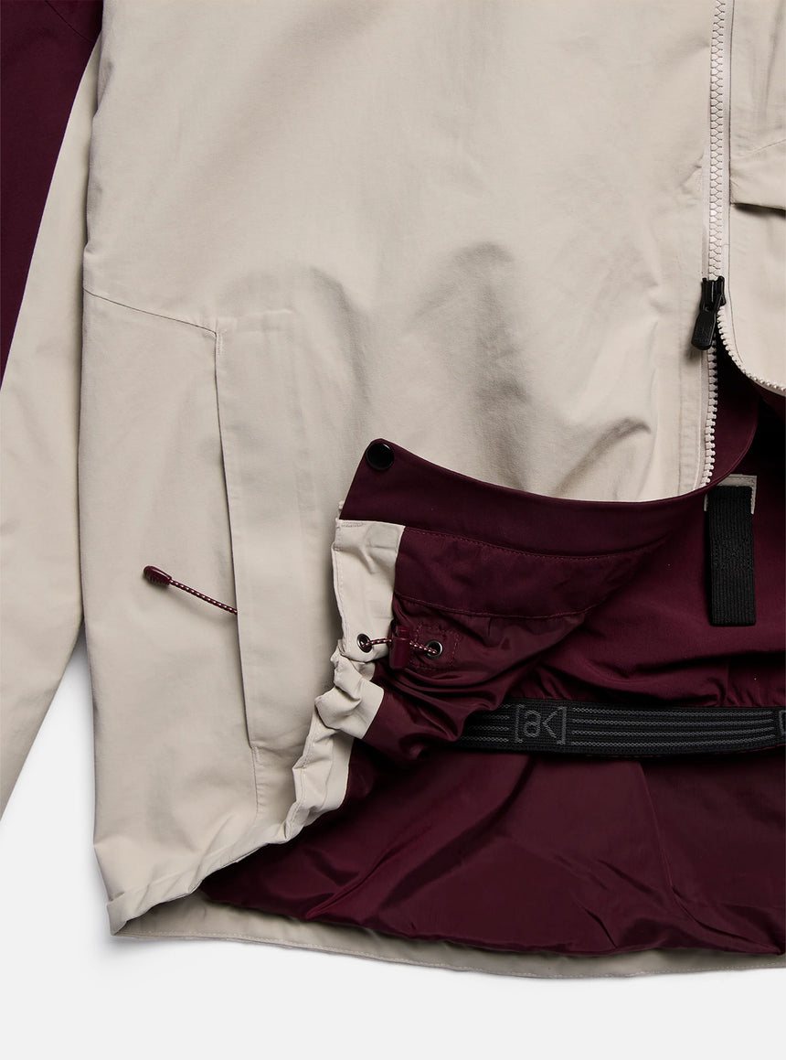 BURTON [ak] Cyclic Gore-Tex 2L Jacket 2027 - Rum Raisin/Chinchilla Gray