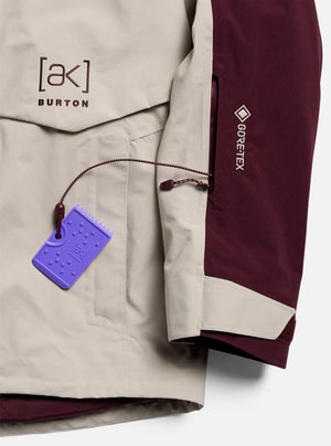 BURTON [ak] Cyclic Gore-Tex 2L Jacket 2027 - Rum Raisin/Chinchilla Gray