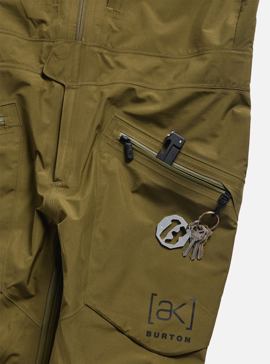 BURTON [ak] Freebird Gore-Tex 2L Bib Pant 2027 - Dried Moss