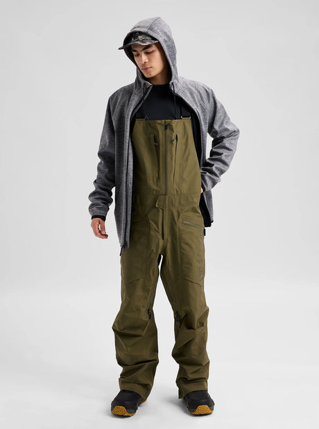 BURTON [ak] Freebird Gore-Tex 2L Bib Pant 2027 - Dried Moss