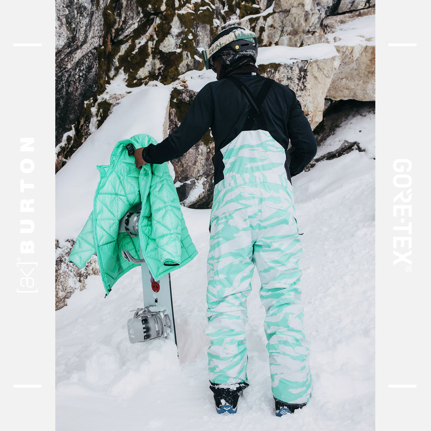BURTON [ak] Gore-Tex 2L Cyclic Bib Pant 2025 - Oversized Zebra