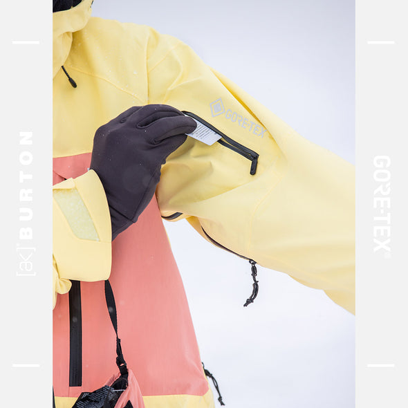 BURTON [ak] Gore-Tex 2L Cyclic Jacket 2024 - Buttermilk/Reef Pink