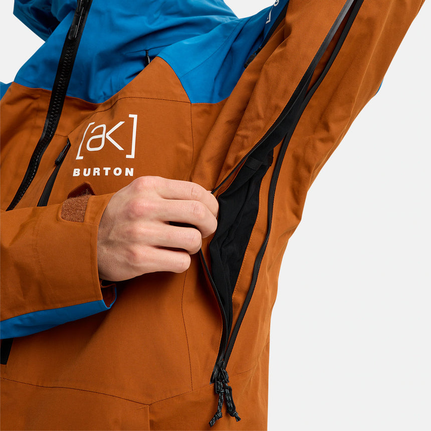 BURTON [ak] Gore-Tex 2L Cyclic Jacket 2026 - Chestnut Brown/Blue Teal