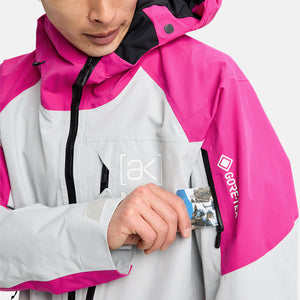 BURTON [ak] Gore-Tex 2L Cyclic Jacket 2026 - Very Berry/Gray Cloud