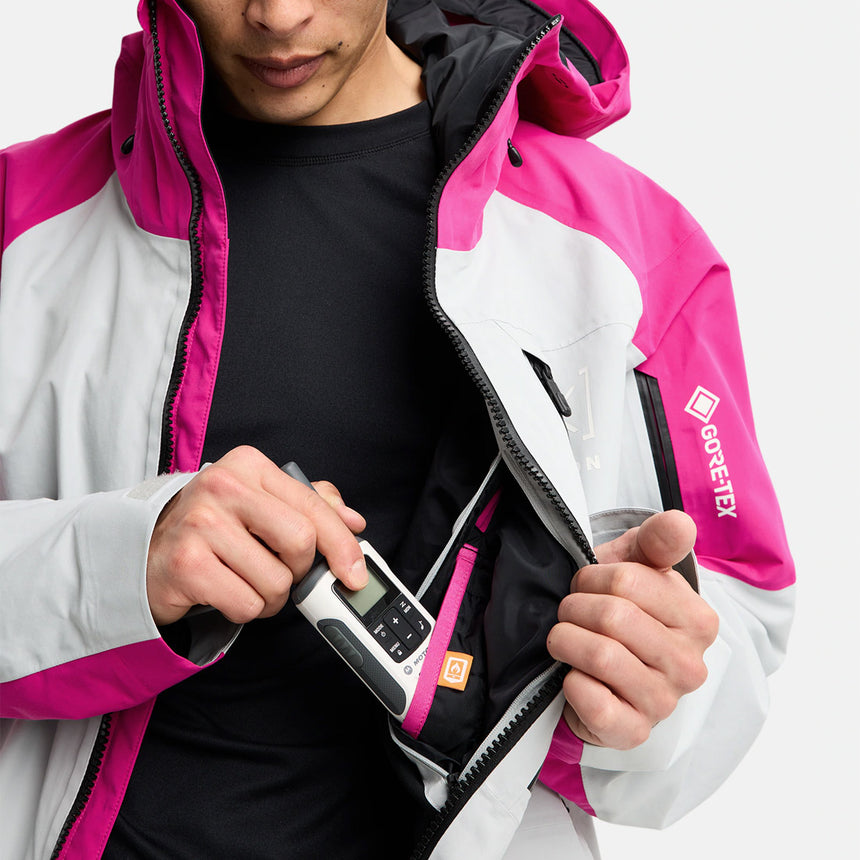 BURTON [ak] Gore-Tex 2L Cyclic Jacket 2026 - Very Berry/Gray Cloud