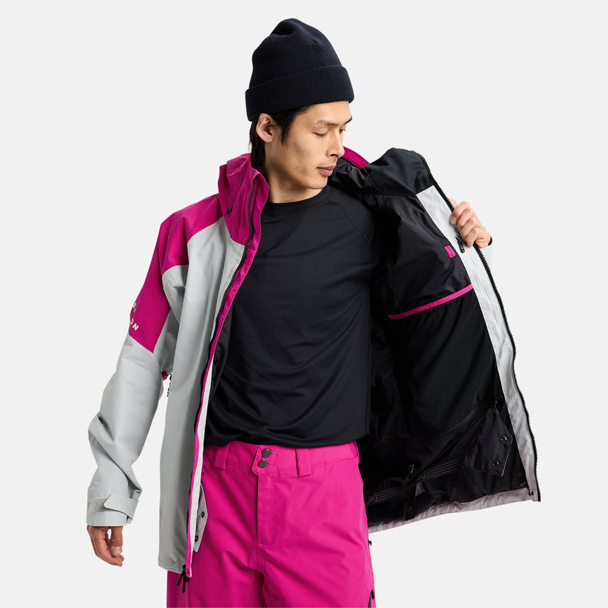 BURTON [ak] Gore-Tex 2L Cyclic Jacket 2026 - Very Berry/Gray Cloud