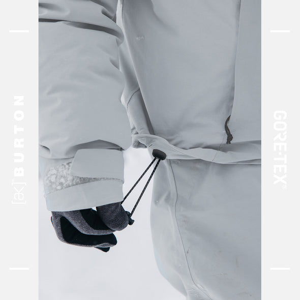 BURTON [ak] Gore-Tex 2L LZ Down Jacket 2025 - Gray Cloud