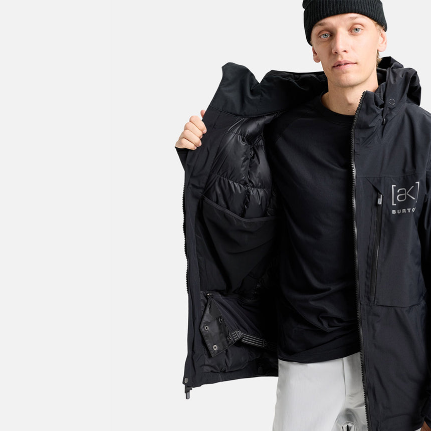 BURTON [ak] Gore-Tex 2L LZ Down Jacket 2026 - True Black