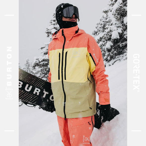 BURTON [ak] Gore-Tex 2L Swash Jacket 2024 - Reef Pink/Buttermilk/Mushroom