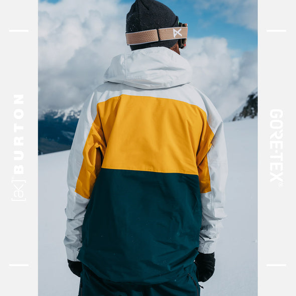 BURTON [ak] Gore-Tex 2L Swash Jacket 2025 - Gray Cloud/Golden Rod/Deep Emerald