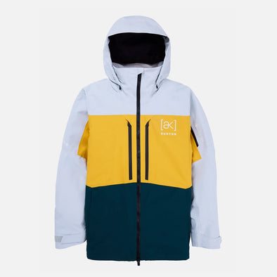 BURTON [ak] Gore-Tex 2L Swash Jacket 2025 - Gray Cloud/Golden Rod/Deep Emerald *PRE-ORDER