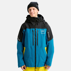 BURTON [ak] Gore-Tex 2L Swash Jacket 2026 - True Black/Blue Teal/Atomic Yellow