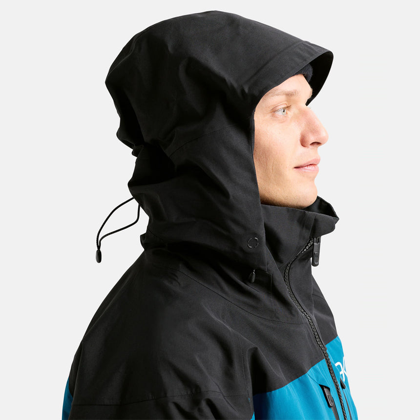 BURTON [ak] Gore-Tex 2L Swash Jacket 2026 - True Black/Blue Teal/Atomic Yellow