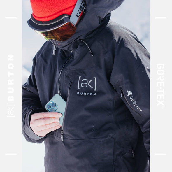 BURTON [ak] Gore-Tex 2L Velocity Anorak 2025 - True Black