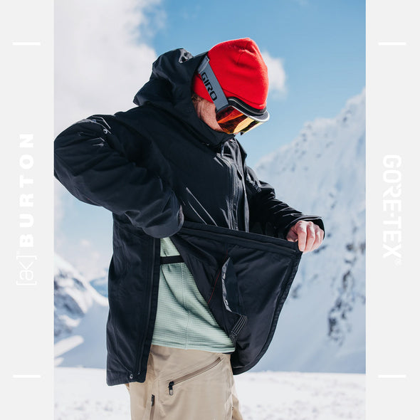 BURTON [ak] Gore-Tex 2L Velocity Anorak 2025 - True Black