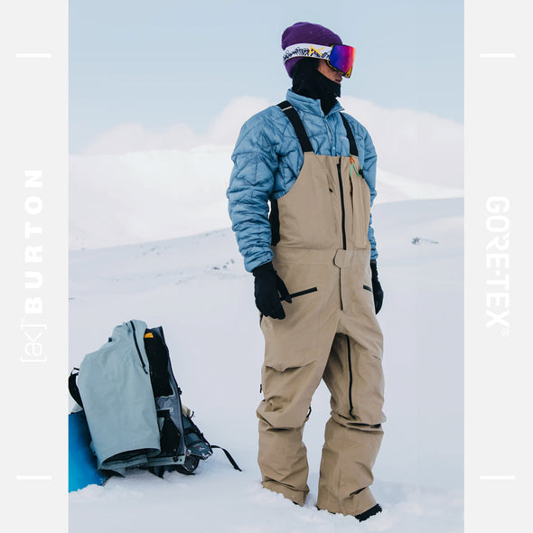 BURTON [ak] Gore-Tex 3L Freebird Bib Pant 2025 - Summit Taupe