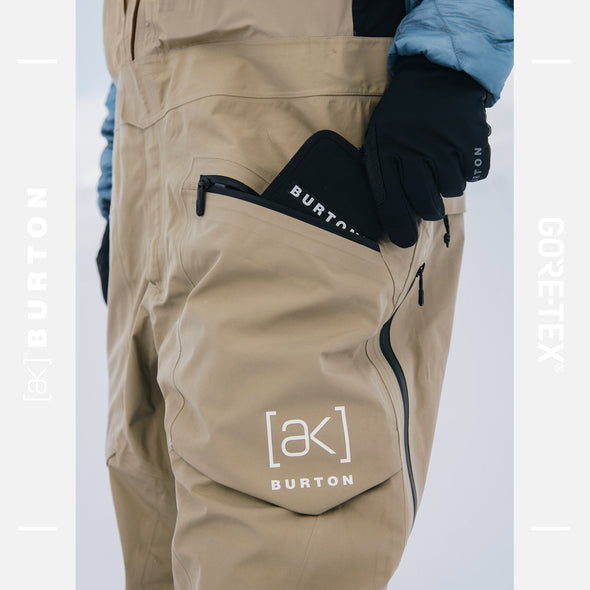 BURTON [ak] Gore-Tex 3L Freebird Bib Pant 2025 - Summit Taupe