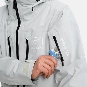 BURTON [ak] Gore-Tex 3L Hover Stretch Jacket 2026 - Gray Cloud