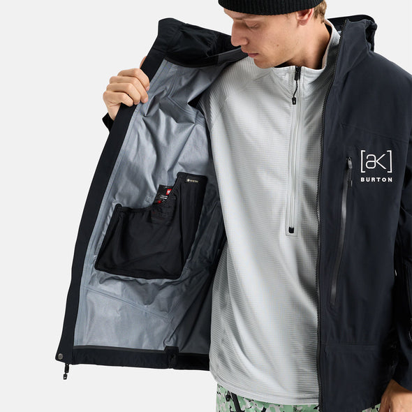 BURTON [ak] Gore-Tex C-Knit 3L Tuvak Jacket 2026 - True Black *PRE-ORDER