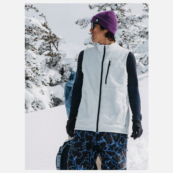 BURTON [ak] Helium Insulated Vest 2025 - Gray Cloud