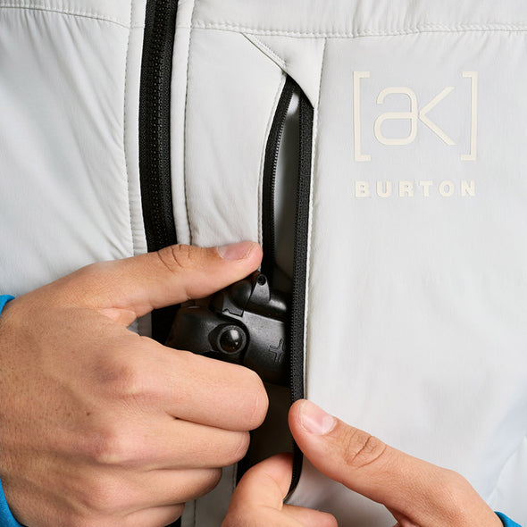 BURTON [ak] Helium Insulated Vest 2026 - Gray Cloud