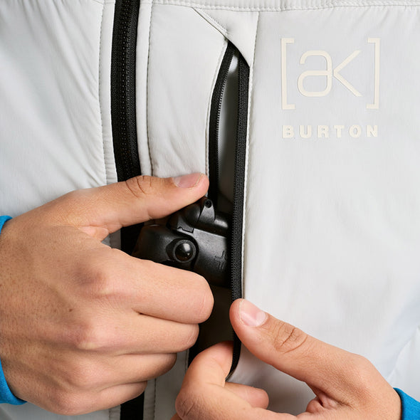 BURTON [ak] Helium Insulated Vest 2026 - Gray Cloud