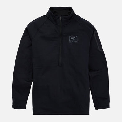 BURTON [ak] Helium Power Grid Half-Zip Fleece 2025 - True Black *PRE-ORDER