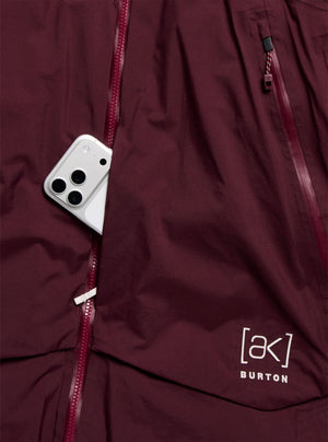 BURTON [ak] Swash Down Insulated Gore-Tex 2L Jacket 2027 - Rum Raisin