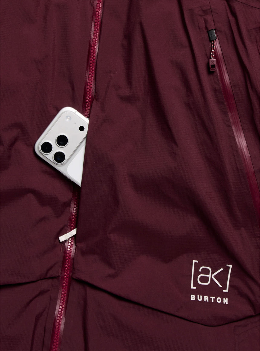 BURTON [ak] Swash Down Insulated Gore-Tex 2L Jacket 2027 - Rum Raisin