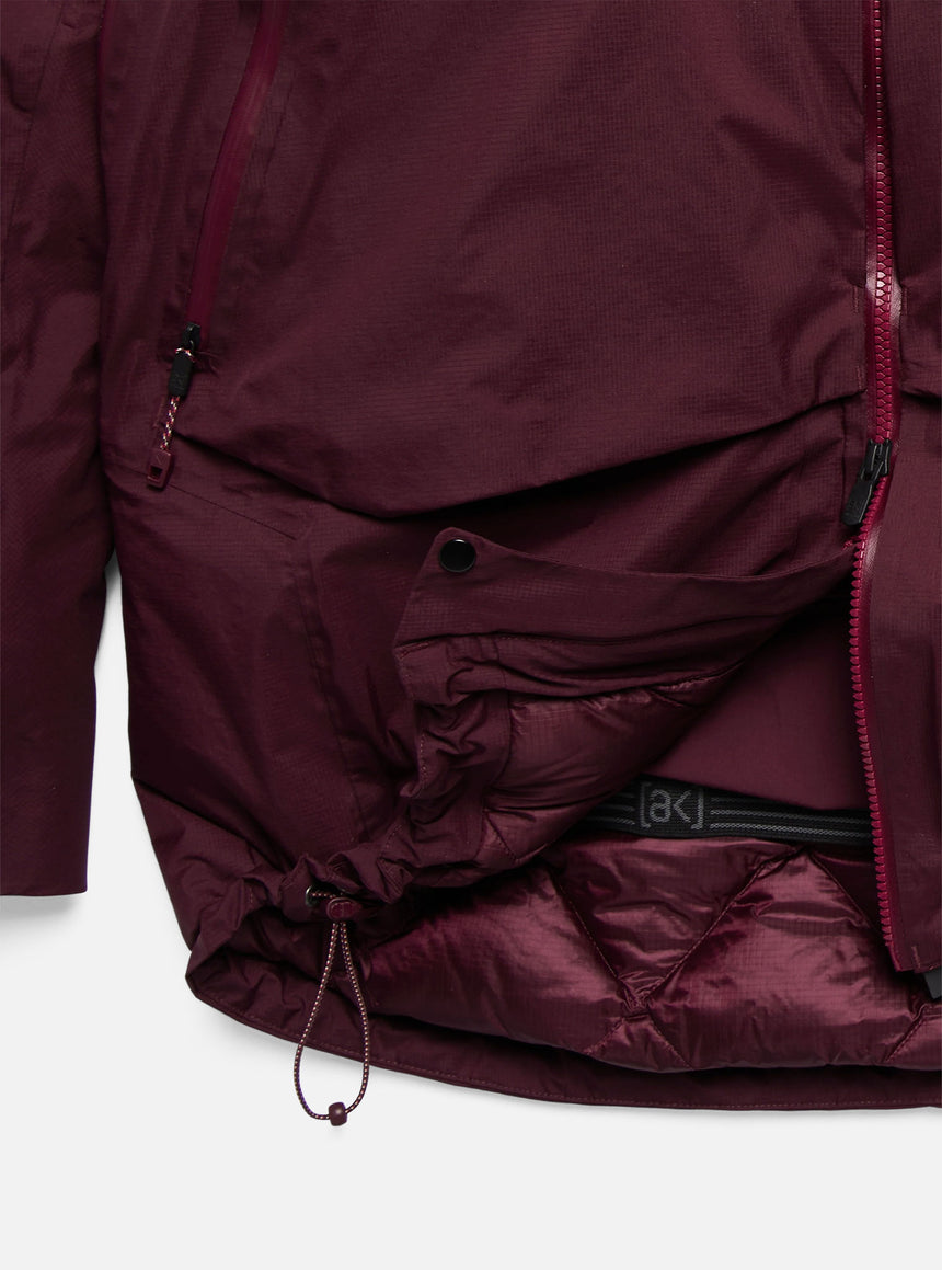 BURTON [ak] Swash Down Insulated Gore-Tex 2L Jacket 2027 - Rum Raisin